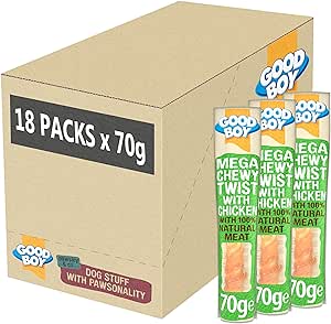 Good Boy Chicken Twists   6x70g