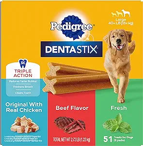 Pedigree Dentastix Dental Chews Large Dog  Stick  14x154g