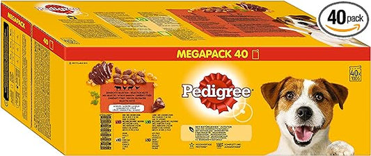 Pedigree Puppy Pouches Mixed Variety In Jelly  4x100g