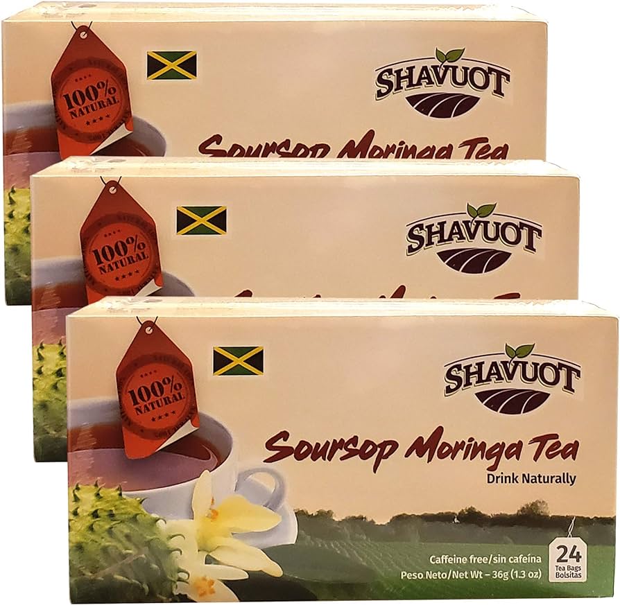 Shavuot Soursop and Moringa 24's Box of 6
