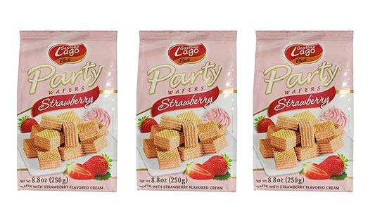 Lago Wafer Strawberry & Vanilla  1x6006