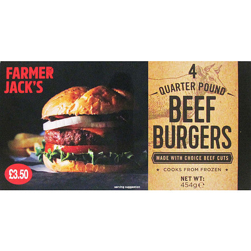 F/J Qtr Pounder PM £3.50   454g × 1