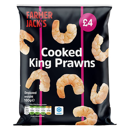 F/J Cooked King Pranws £4   180g × 1