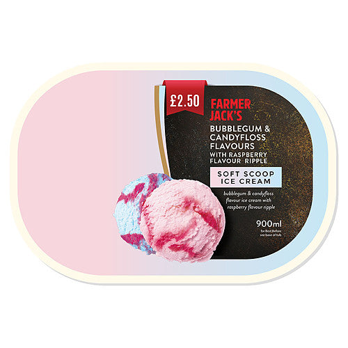 F/J Bub C/Fls Ice Cream PM £2.50   900ml × 6