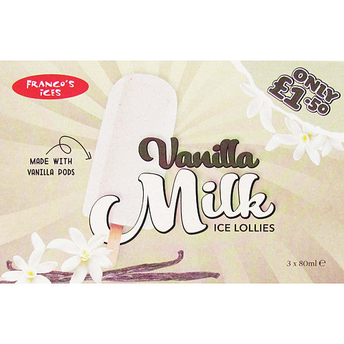 Franco Vanilla Milk PM £1.50   3pk × 1