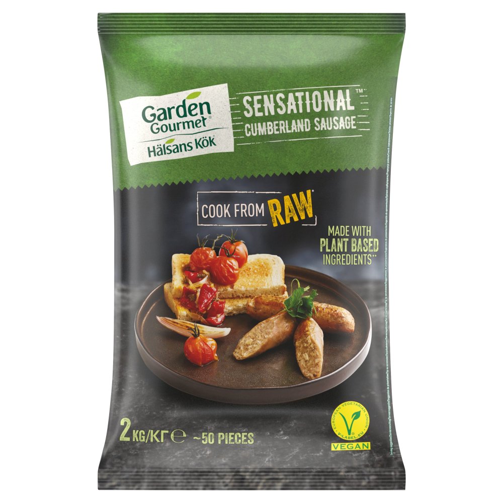 Garden Gourmet® Sensational™ Vegan Cumberland Sausage 2kg   2Kg × 1