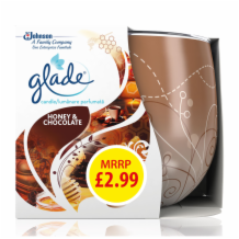 Glade Candle Honey & Chocolate   6x120g