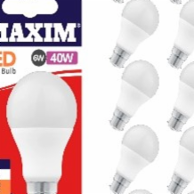 Maxim Led w Gls Bc White  10x6W