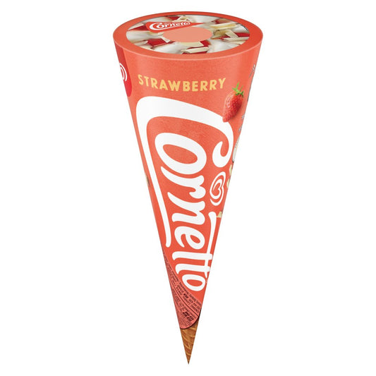 Cornetto Ice Cream Cone Strawberry 120 ml    120ml × 24 × 1