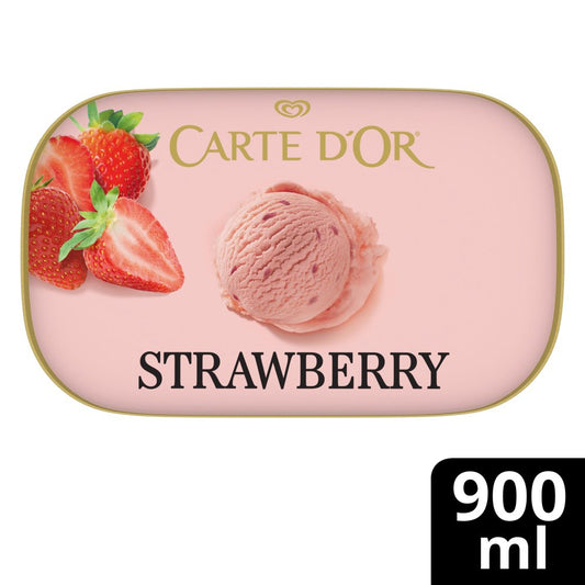 Carte D'or Delightful Strawberry Ice Cream Dessert 900 ml   900ml × 1