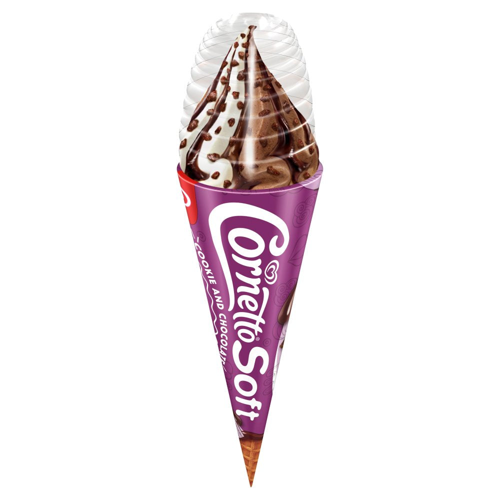 Cornetto Soft Cookie and Chocolate 140ml   140ml × 24 × 1