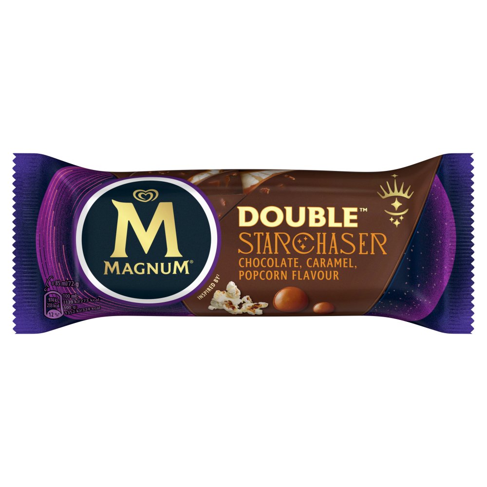 Magnum Double Starchaser Chocolate, Caramel, Popcorn Flavour 85ml   85ml × 20 × 1