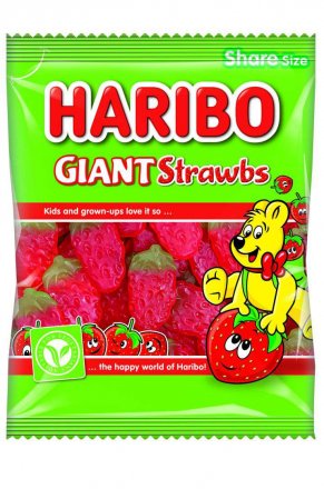 Haribo Giant Strawbs  75x825g