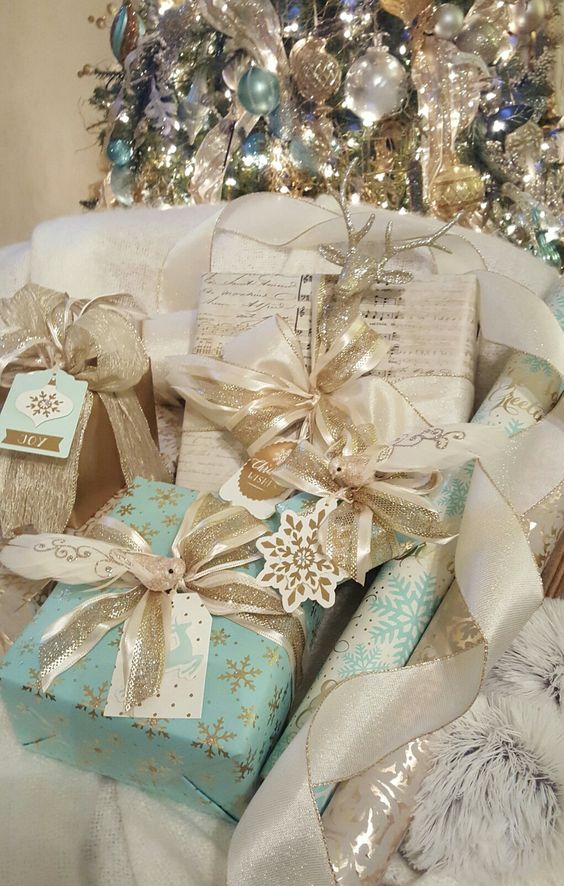Patterned Gold/silver Giftwrap mx7cm  1x