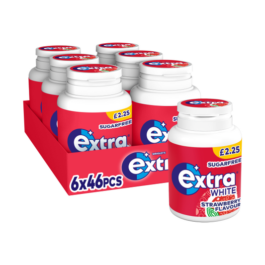 Extra Strawberry Gum Bottle   6x46pc