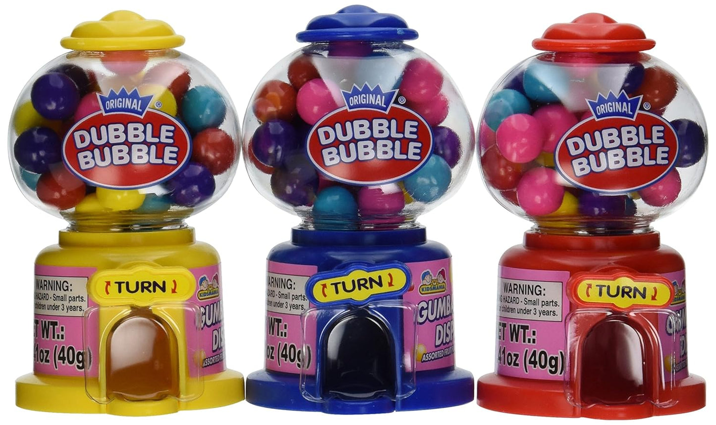 Dubble Bubble Mini Gumball Machine  12x40g(12)