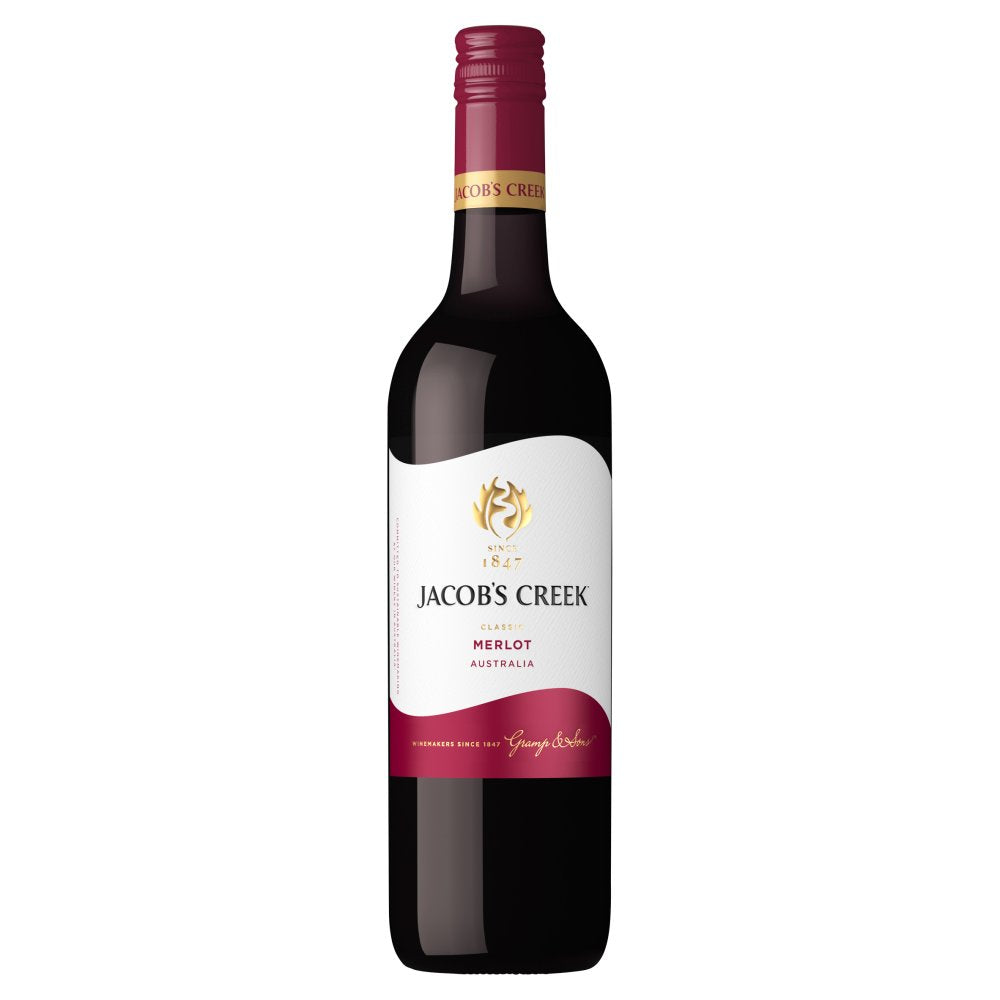 Jacob's Creek Merlot Red Wine 75cl   75Cl × 6