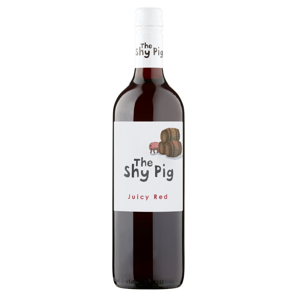 The Shy Pig Juicy Red Australian Wine 75cl   75Cl × 6 Red Wine Asetena Pa 