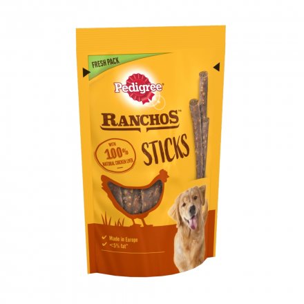 Pedigree Ranchos Sticks Chicken Liver  10x60g