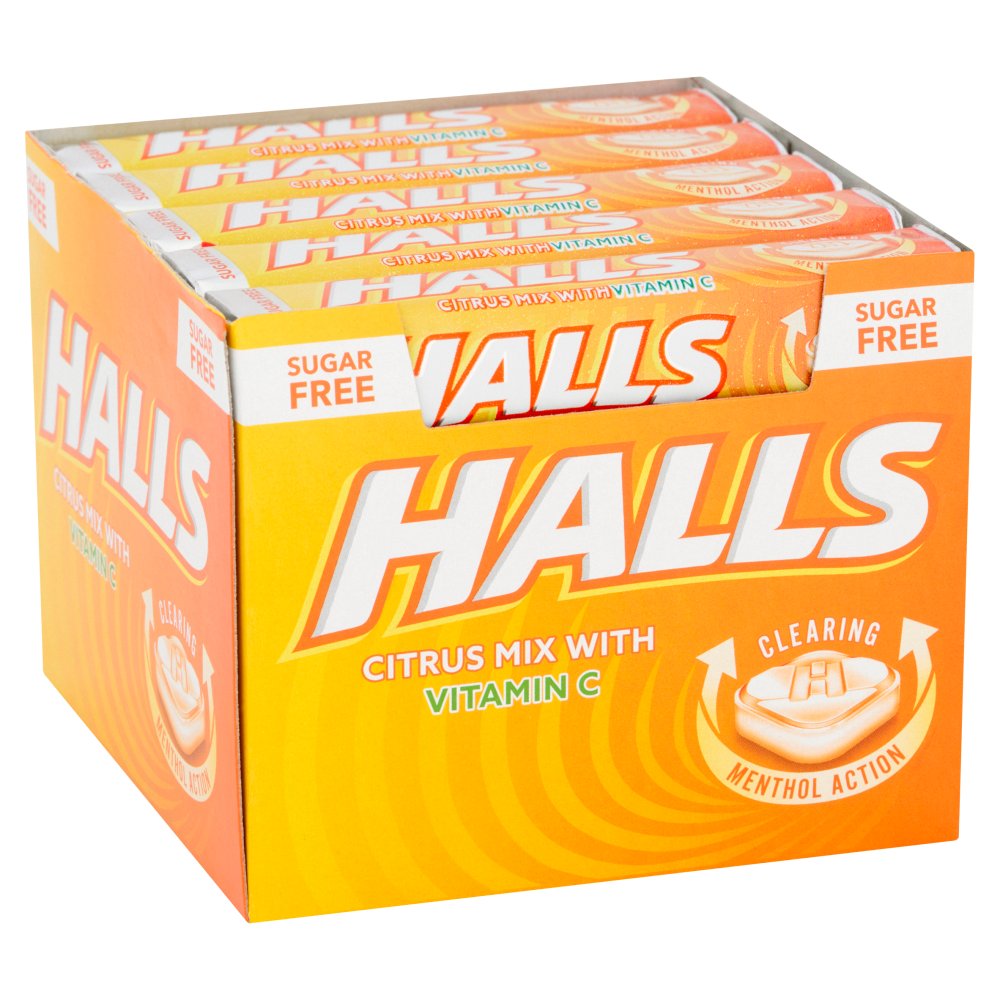 Halls Citrus Mix with Vitamin C 32g