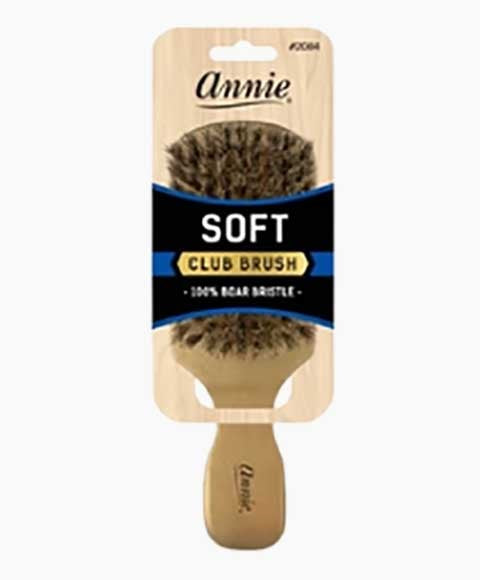 ANNIE BOAR BRISTLE SOFT CLUB BRUSH 2084 Hair Brushes and Combs Asetena Pa 