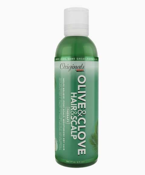 ORIGINALS OLIVE AND CLOVE OIL HAIR AND SCALP THERAPY 150 ml (Pack of 6) Treatments Asetena Pa 