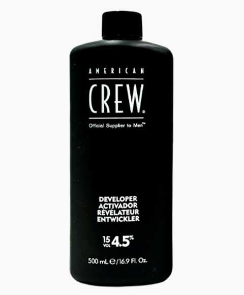 AMERICAN CREW DEVELOPER 500 ml Color 15 Vol 45% Hair Color Asetena Pa 