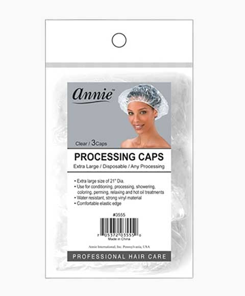 ANNIE CLEAR PROCESSING CAPS 3CAPS Salon Accessories Asetena Pa 