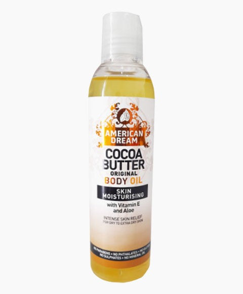 COCOA BUTTER ORIGINAL SKIN MOISTURISING BODY OIL 200 ml Skin Moisturizing Asetena Pa 