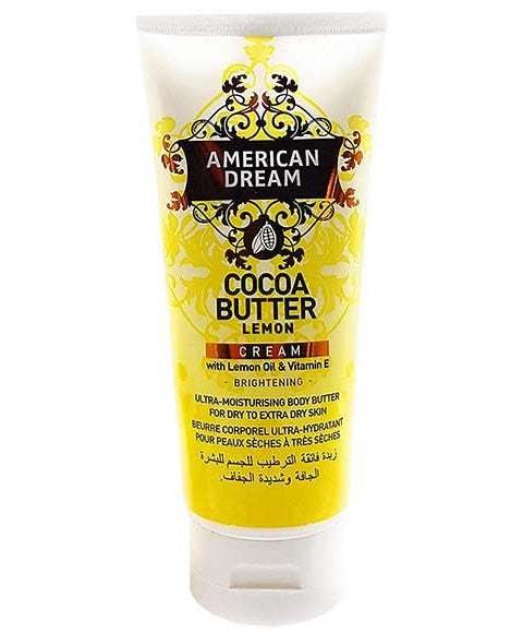 AMERICAN DREAM COCOA BUTTER CREAM WITH LEMON 500 ml Skin Moisturizing Asetena Pa 