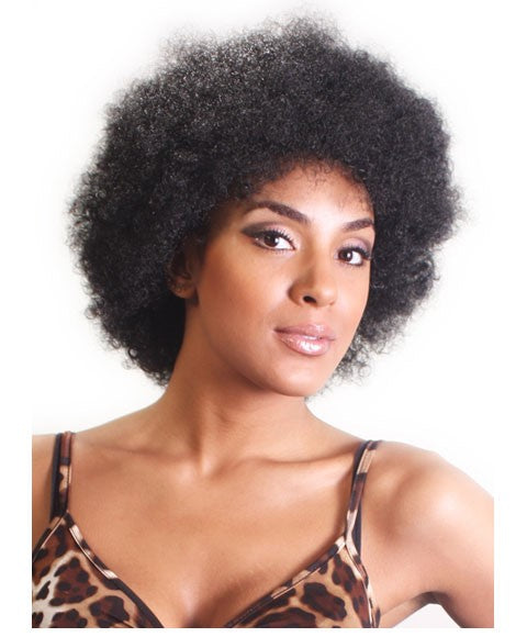 AFTRESS SYN AFRO WIG  Color 1B Human Hair Wigs Asetena Pa 
