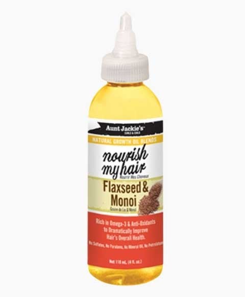 AUNT JACKIES NOURISH MY HAIR WITH FLAXSEED AND MONOI OIL 118 ml Treatments Asetena Pa 