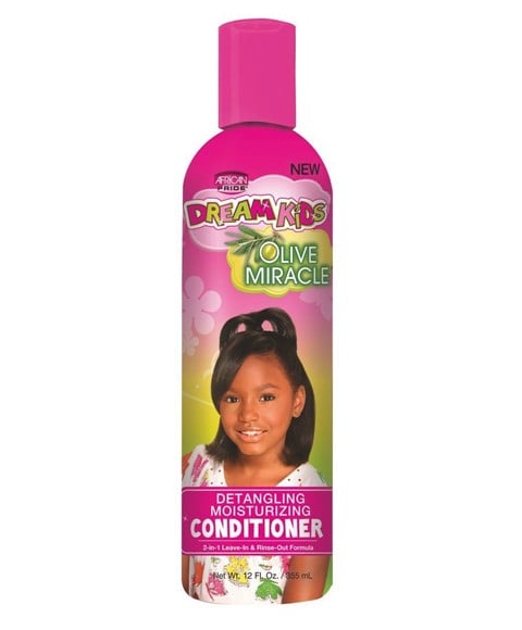 DREAM KIDS OLIVE MIRACLE DETANGLING MOISTURIZING CONDITIONER 355 ml (Pack of 6) Conditioner Asetena Pa 