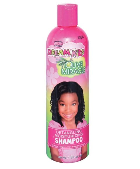 DREAM KIDS OLIVE MIRACLE DETANGLING MOISTURIZING SHAMPOO 355 ml (Pack of 2) Shampoo Asetena Pa 