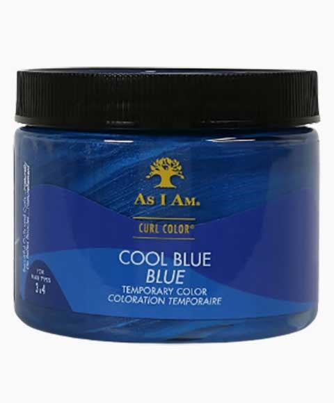 AS I AM CURL COLOR COOL BLUE TEMPORARY COLOR 182 g Hair Color Asetena Pa 
