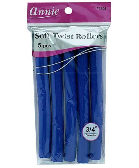 ANNIE SOFT TWIST ROLLERS PURPLE 1205 Dia 3/4 1205S Salon Accessories Asetena Pa 