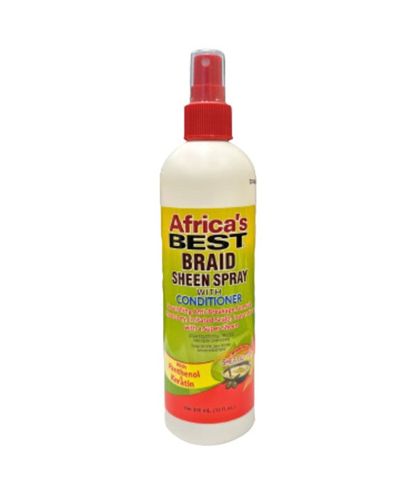 AFRICAS BEST BRAID SHEEN SPRAY CONDITIONER 355 ml Sprays, Serums and Oils Asetena Pa 