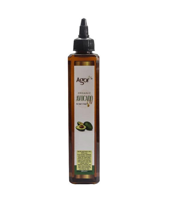 AGOR ORGANIC AVOCADO OIL 250 ml Sprays, Serums and Oils Asetena Pa 
