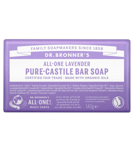 ALL ONE LAVENDER PURE CASTILE BAR SOAP 140 g Body Care Asetena Pa 
