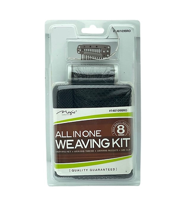 MAGIC COLLECTION ALL IN ONE WEAVING KIT 8 KINDS  Color 140109BRO Extensions Accessories Asetena Pa 