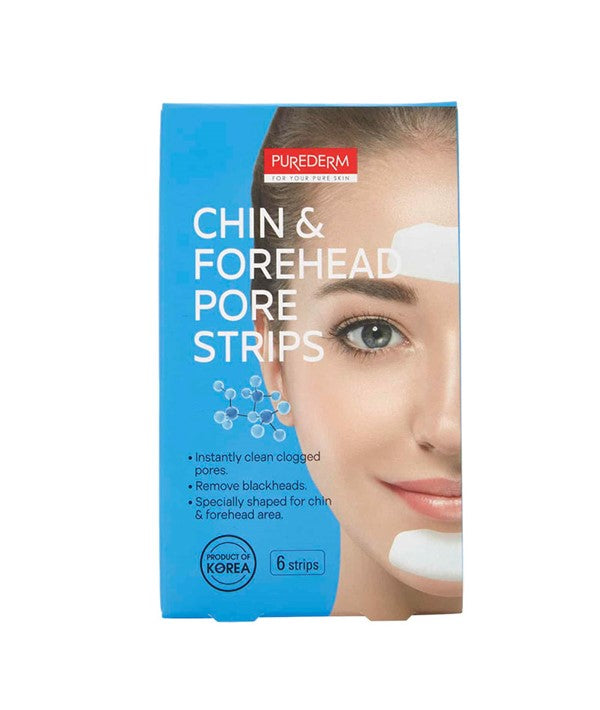 PUREDERM CHIN AND FOREHEAD PORE STRIPS Skin Wash Asetena Pa 