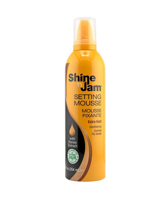 SHINE N JAM HONEY EXTRACT EXTRA HOLD SETTING MOUSSE 354 ml Hair Styling Asetena Pa 
