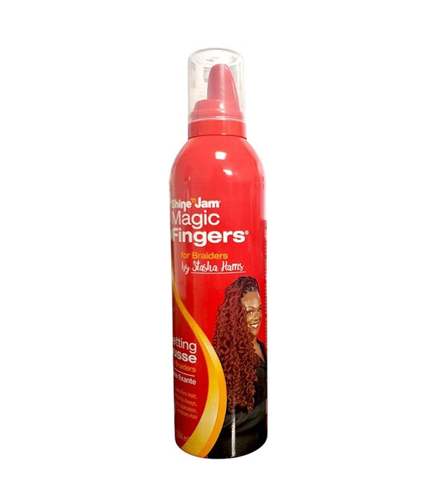 SHINE N JAM MAGIC FINGERS EXTRA FIRM HOLD SETTING MOUSSE 354 ml Hair Styling Asetena Pa 