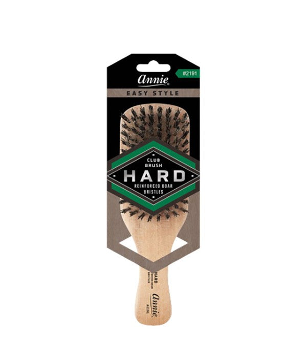 ANNIE CLUB HARD REINFORCED BOAR BRISTLES 2191 Hair Brushes and Combs Asetena Pa 