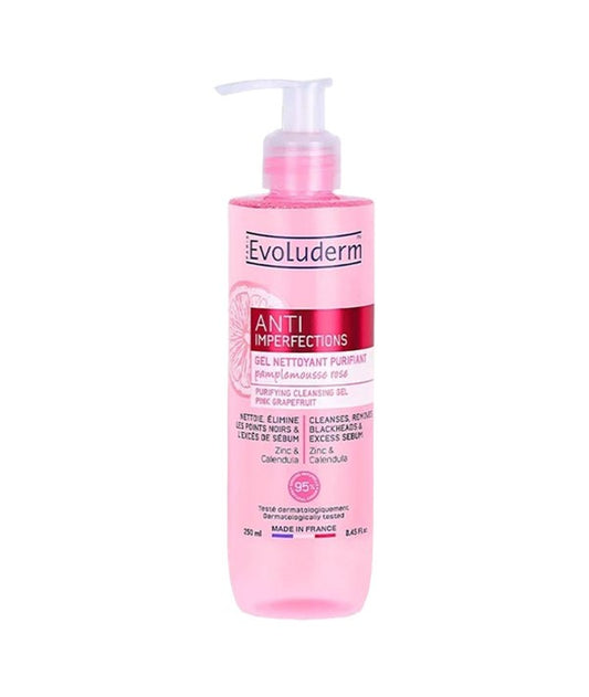 ANTI IMPERFECTION PURIFYING CLEANSING GEL PINK GRAPEFRUIT 250 ml Skin Wash Asetena Pa 