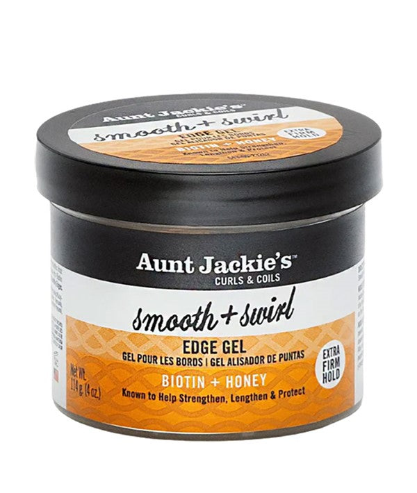 AUNT JACKIES SMOOTH AND SWIRL EDGE GEL BIOTIN AND HONEY 4oz Hair Styling Asetena Pa 