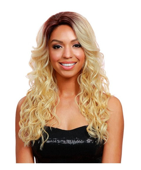 BOBBI BOSS SYN MLF43 RUBY LACE FRONT WIG  Color 1 Lace Wigs Asetena Pa 