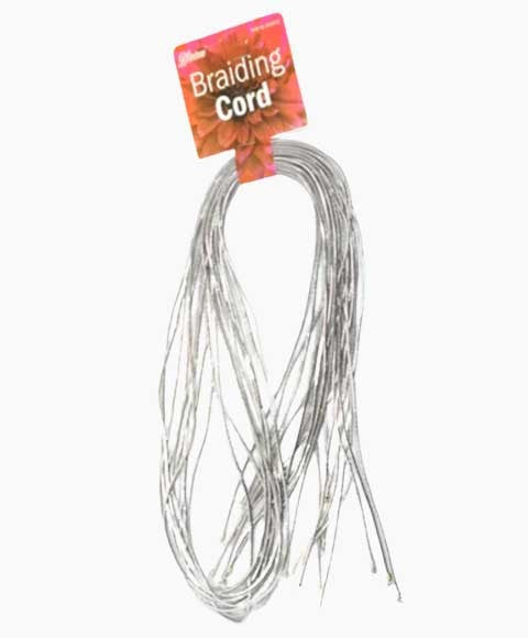 BLOOM BRAIDING CORD BC001S  Color Silver Kids Hair Accessories Asetena Pa 