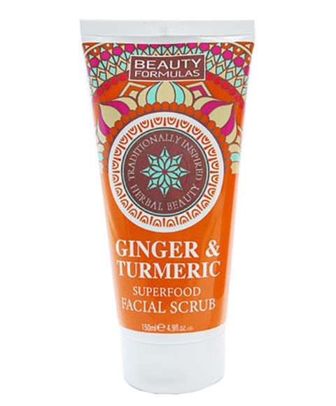 GINGER AND TURMERIC SUPERFOOD FACIAL SCRUB 150 ml Skin Wash Asetena Pa 