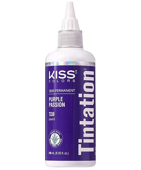 KISS COLORS TINTATION SEMI PERMANENT PURPLE PASSION T330 148 ml Hair Color Asetena Pa 